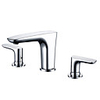 Bathroom Sink Faucet - Widespread Chrome Widespread Two Handles Three HolesBath Taps