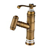 Bathroom Sink Faucet - Widespread Electroplated Other Single Handle One HoleBath Taps