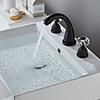 Bathroom Sink Faucet - Widespread Painted Finishes Widespread Two Handles Three HolesBath Taps
