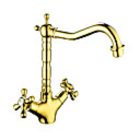 Bathroom Sink Faucet / Faucet Set - Rotatable Antique Copper / Gold / Rose Gold Other Two Handles One HoleBath Taps