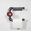 Bathroom Toilet Paper Holder Shelf,  Kitchen Towel Shelf,  Industrial Style Metal Wall Mounted -1 pc