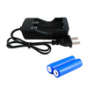 Battery Charger with 2pcs 18650 Li-ion Batteries 2000 mAh 3.7 V,  Rechargeable Portable Emergency High Power Fast Charging for Camping miniinthebox