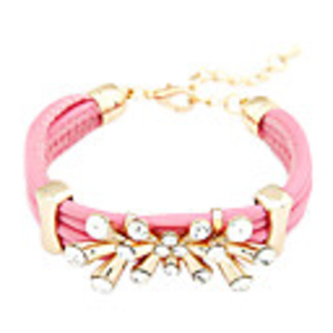 Bauhinia Leather Multilayer Bracelet