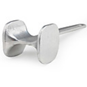 BBQ Kitchen Aluminum Beef Meat Hammer Two Side Silver