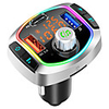 BC63 Bluetooth FM Transmitter for Car 7 Colors QC3.0amp; USB-C PD Quick Charger Wireless Bluetooth Car FM Radio Adapter MP3 MusicTF Card USB Drive