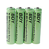 BDY 750mAh Ni-MH AAA Rechargeable Batteries (4-Pack)
