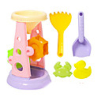 Beach Toy Beach Sand Toys Set Water Toys 5 pcs Soft Plastic For Kid