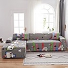Bear Print 1-Piece Sofa Cover Couch Cover Furniture Protector Soft Stretch Sofa Slipcover Spandex Jacquard Fabric Super Fit for 1~4 Cushion Couch and L Shape Sofa, Easy to Install