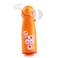 Bear Shaped Handheld Portable Mini Fan Orange