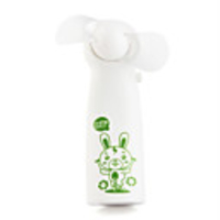 Bear Shaped Handheld Portable Mini Fan White