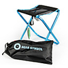 BEAR SYMBOL Camping Stool Portable Ultra Light (UL) Breathability Foldable Synthetic Yarn Nylon Aluminium Alloy for 1 person Fishing Hiking Camping Autumn / Fall Spring Blue Red