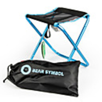 BEAR SYMBOL Camping Stool Portable Ultra Light (UL) Breathability Foldable Synthetic Yarn Nylon Aluminium Alloy for 1 person Fishing Hiking Camping Autumn / Fall Spring Blue Red