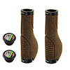 BEATACE Bike Handlerbar Grips Skidproof Lightweight Materials Durable For Mountain Bike MTB Folding Bike Recreational Cycling Cycling Bicycle Mix Rubber Aluminium alloy Brown