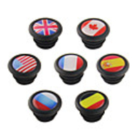 BEATACE Handlebar Cap Bike Handlebar Cap Cycling Waterproof And Dustproof Cover For Road Bike Mountain Bike MTB Folding Bike Recreational Cycling Fixed Gear Bike Cycling Bicycle Engineering Plastics