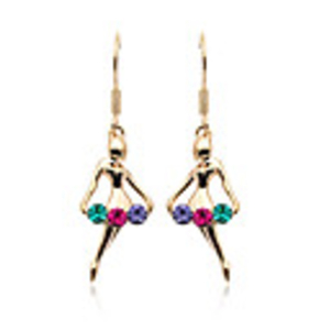 Beautiful Dancing Girl Ear Studs