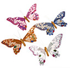 Beautiful Magnetic Stick-on Butterflies Ornament for Home and Garden (Assorted 4-Pack)