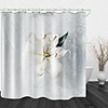 Beautiful Water Splash Digital Print Waterproof Fabric Shower Curtain for Bathroom Home Decor Covered Bathtub Curtains Liner Includes with Hooks