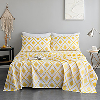 Bedding Printed Duvet Cover Set - Brushed Microfibre Duvet Cover with 2 Pillowcases(single 1 pce pillowcase) miniinthebox