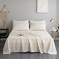 Bedding Printed Duvet Cover Set - Brushed Microfibre Duvet Cover with 2 Pillowcases(single 1 pce pillowcase) miniinthebox