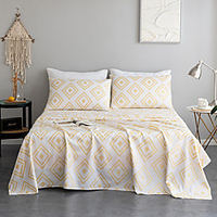 Bedding Printed Duvet Cover Set - Brushed Microfibre Duvet Cover with 2 Pillowcases(single 1 pce pillowcase) miniinthebox