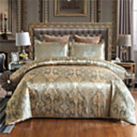 Bedding Sets Duvet Cover Sets King/ Queen/ Double/ Full Size with Zipper Closure Luxury Silky Ultra Soft Hypoallergenic Comforter Cover Sets 3 Pieces Include 1 Duvet Cover 2 Pillow Shams (Size Single