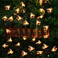 Bee Lights String Led Honey Bee Shape Fairy Lights For Outdoor Home Garden Fence Summer Decoration