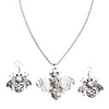 Bee Shape Alloy Necklace Earrings Jewelry Set