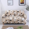 Beige Floral Print Dustproof All-powerful Slipcovers Stretch Sofa Cover Super Soft Fabric Couch Cover with One Free Boster Case(Chair/Love Seat/3 Seats/4 Seats) miniinthebox