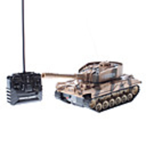 Beige Rechargeable Remote Control Bettle Tank (Model: 5896)