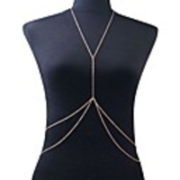 Belly Body Chain Body Chain Tassel European Double-layer Women