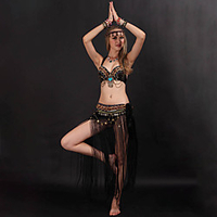Belly Dance Bra Tassel Paillette Women
