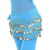 Belly Dance Hip Scarf Beading Sequin Women