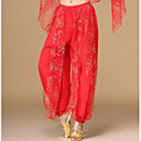 Belly Dance Pants Split Joint Paillette Girls