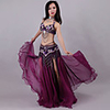 Belly Dance Skirts Crystals / Rhinestones Paillette Women