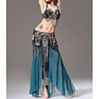 Belly Dance Skirts Sash / Ribbon Ruffles Split Women