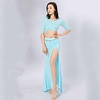 Belly Dance Skirts Split Ruching Women