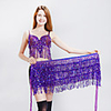 Belly Dance Skirts Tassel Paillette Women
