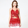 Belly Dance Skirts Tassel Paillette Women