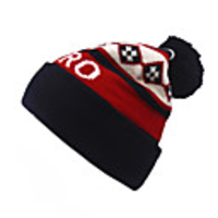 berg beanie,  dusk/red dahlia/white,  one size