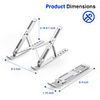 bestand N3 Desktop Laptop Laptop Stand Holder Aluminum Alloy Portable Foldable Adjustable Angle Adjustable Height Fan