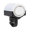 Bicycle Electronic Ring Bike Bell Ultra-loud Horn Electronic Bell,  White