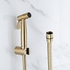 Bidet Toilet Sprayer Set-Handheld Bidet Sprayer Kit-Bathroom Hand Shower for Muslim Self Cleaning-Premium Stainless Steel Baby Cloth Diaper Sprayer Combo in Washroom Gold