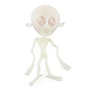 Big Luminous Silicon Gohst Head Tricky Toy