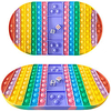 Big Size Fidget Toys Simple Dimple Rainbow Chess Board Push Bubble Toy Cute Bag Reliver Stress Toy Family Table Board Games miniinthebox