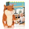 bigger talking hamster - repeats what you say - interactive stuffed plush animal talking toy - fun gift for 2, 3 year old girls, baby,  kids,  toddlers miniinthebox