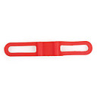 Bike Bicycle Silicone Tie Strap Bandages,  Elastic Tape Rope,  Red