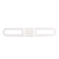 Bike Bicycle Silicone Tie Strap Bandages,  Elastic Tape Rope,  White