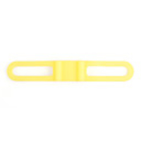 Bike Bicycle Silicone Tie Strap Bandages,  Elastic Tape Rope,  Yellow
