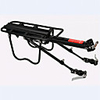 Bike Cargo Rack Adjustable / Retractable Easy to Install Quick Release Aluminium Alloy Road Bike Mountain Bike MTB - Black 1 pcs
