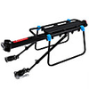 Bike Cargo Rack Max Load 50kg Adjustable / Retractable Quick Dismantling Rear Shelf Quick Release Aluminum Alloy Road Bike Mountain Bike MTB - Black Black / Blue